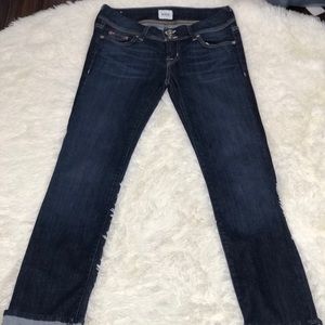 Dark Blue Hudson low rise skinny jeans size 26